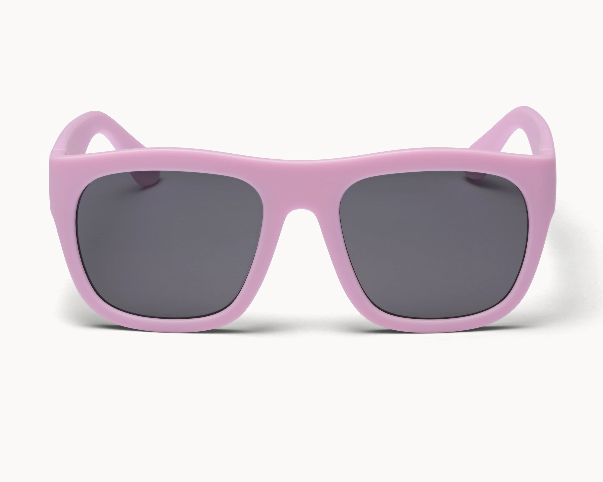 Nachhaltige Classic Ample oversized rosa Sonnenbrille von VIDAR EYEWEAR mit grauen Gläsern
