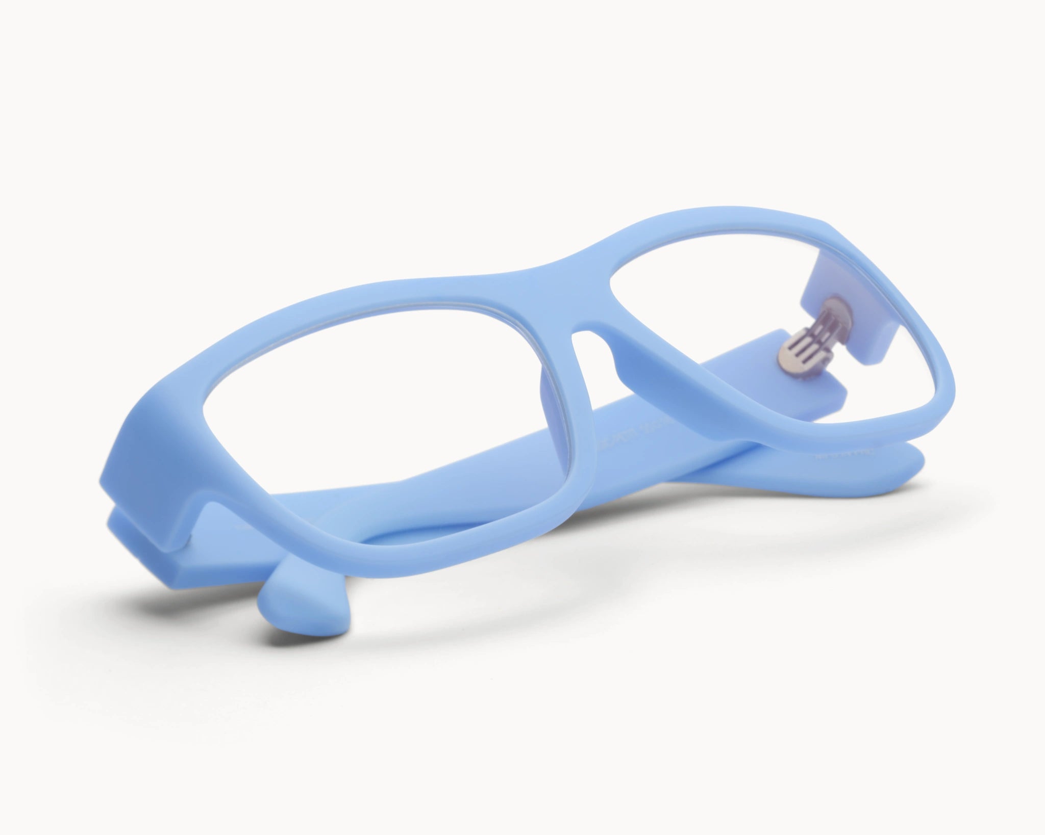 VIDAR EYEWEARs sofistikerte og bærekraftige Classic Petit briller i blå med klare glass