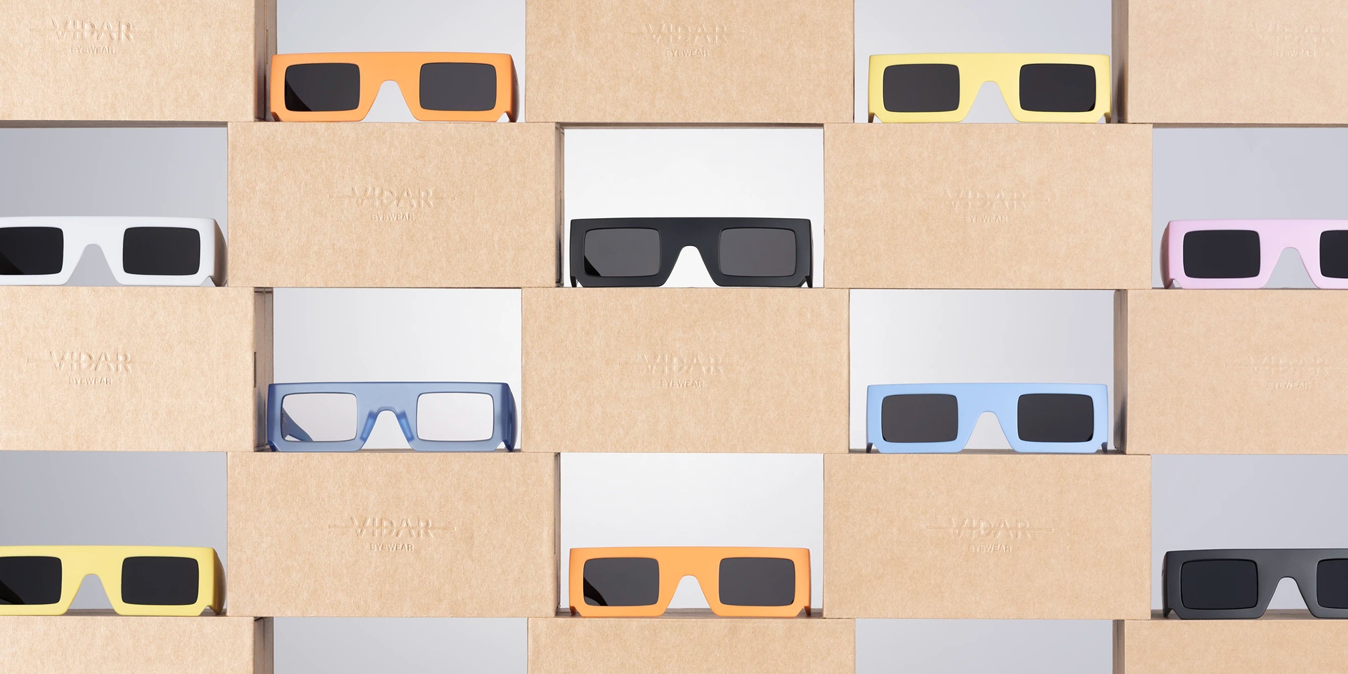  3D Nordic eyewear collection inspired by IMAX's iconic 1980s theatre frames.