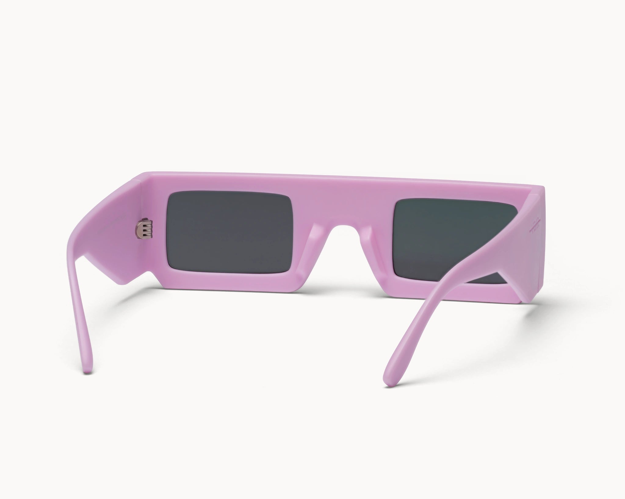 3D Nordic - rosa retro oversized solbriller fra VIDAR EYEWEAR inspirert av den ikoniske 3D-IMAX - laget av bærekraftige materialer - innvendig visning.