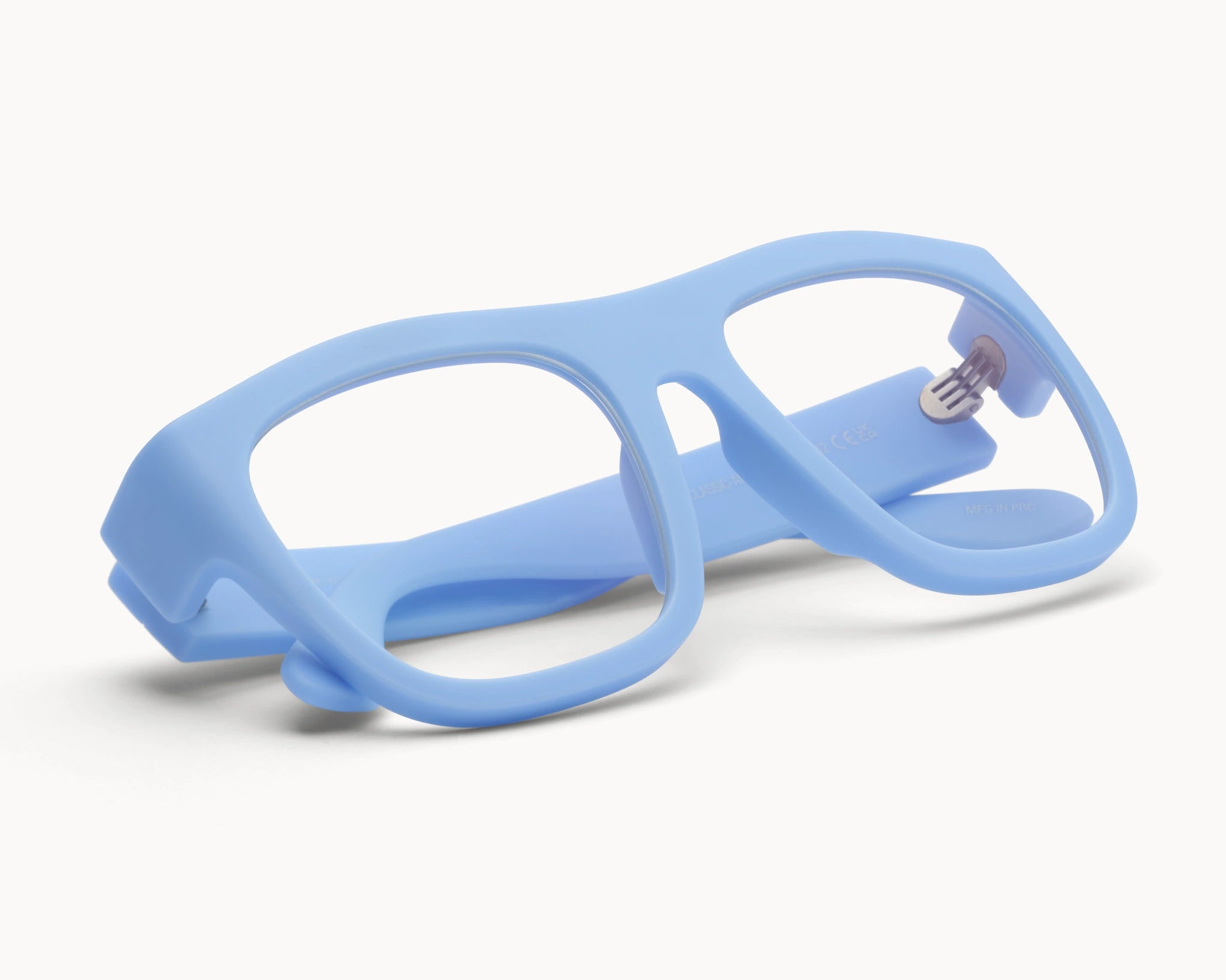Bærekraftige Classic Ample oversized blå briller fra VIDAR EYEWEAR med klare glass