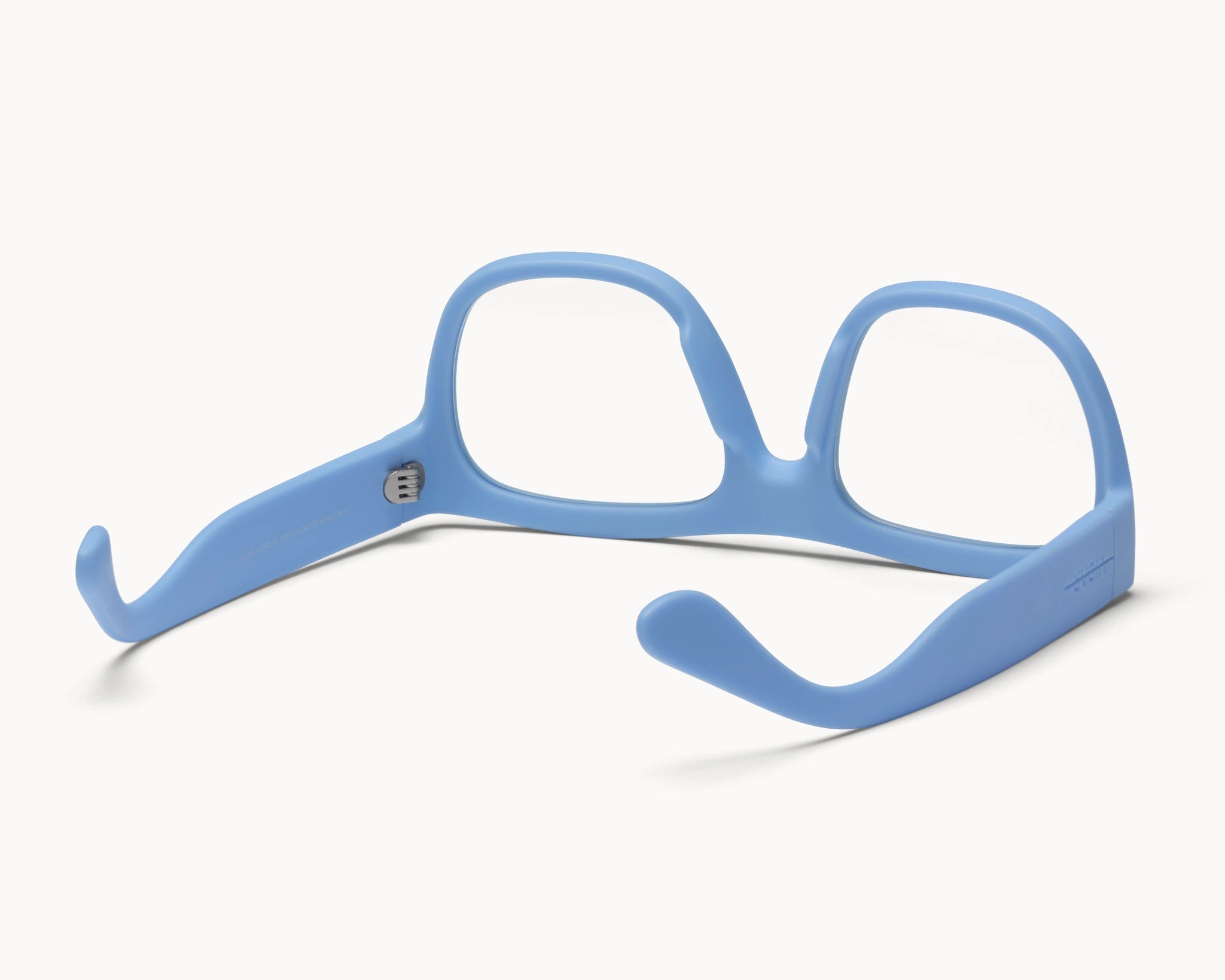 Bærekraftige Classic Ample oversized blå briller fra VIDAR EYEWEAR med klare glass