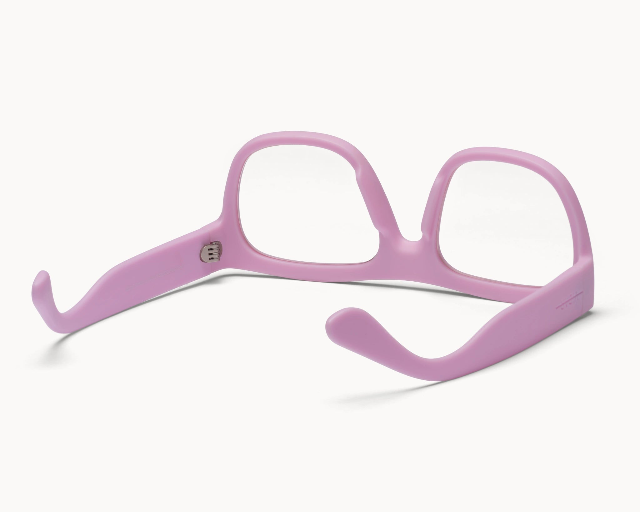 Bærekraftige Classic Ample oversized rosa briller fra VIDAR EYEWEAR med klare glass
