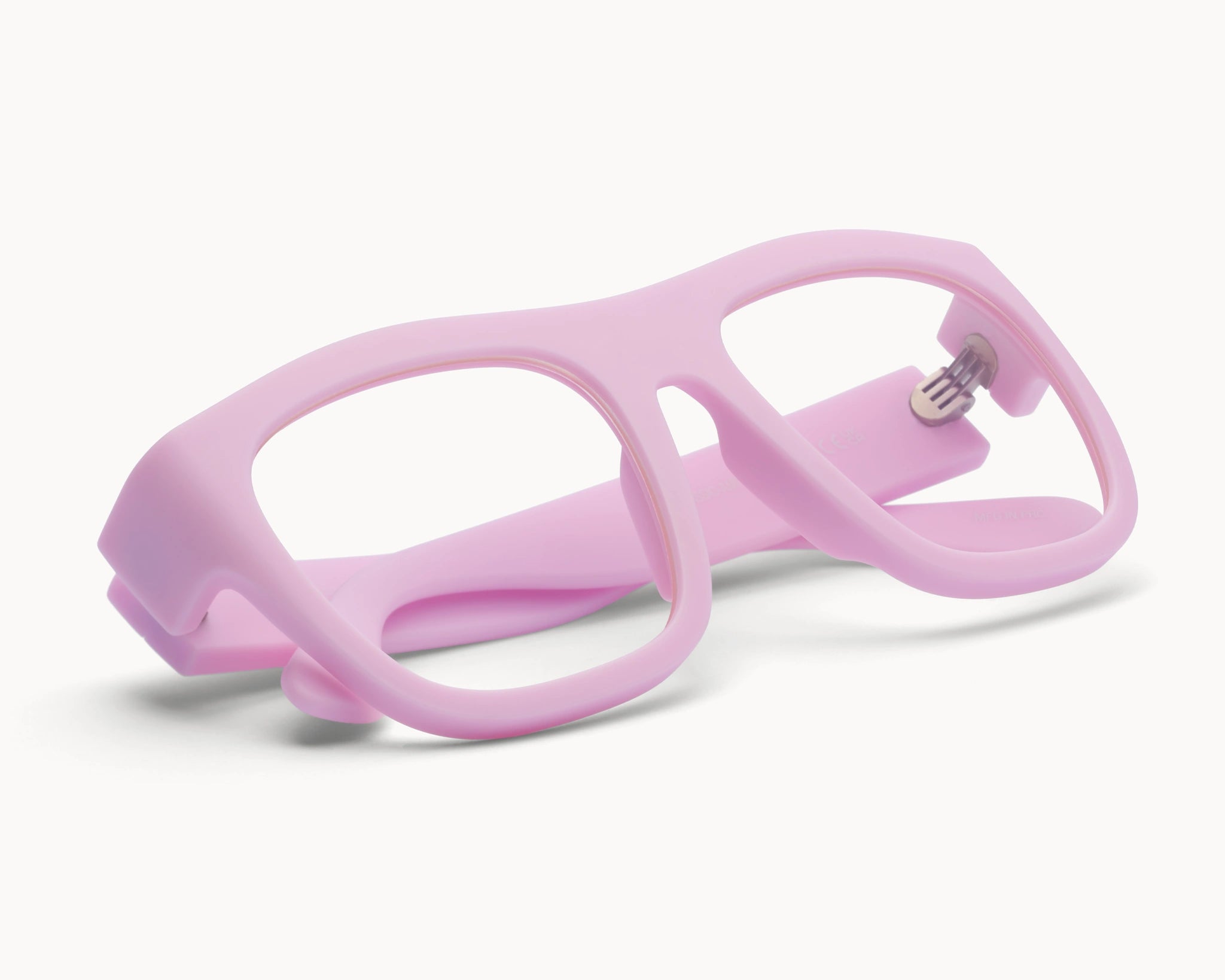 Bærekraftige Classic Ample oversized rosa briller fra VIDAR EYEWEAR med klare glass
