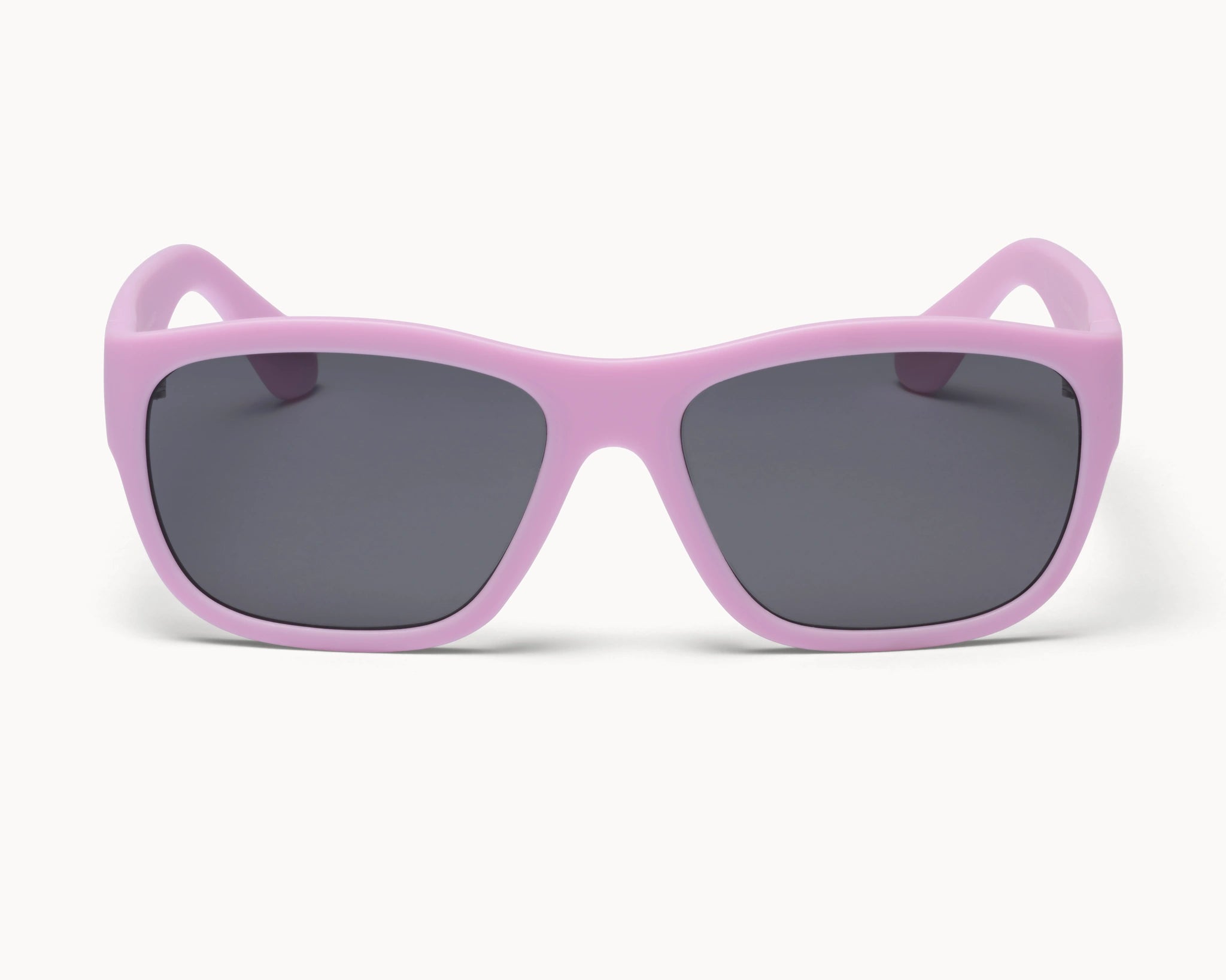 VIDAR EYEWEARs sofistikerte og bærekraftige Classic Petit solbriller i rosa med grå glass